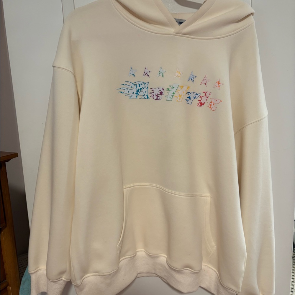 Aelfric Eden Cream Star Graphic Hoodie